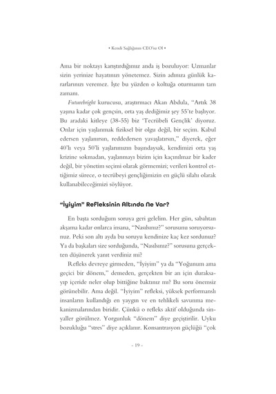Kendi Sağlığının Ceo Su Ol: Hastalıkları Değil Sağlığınızı Yönetin