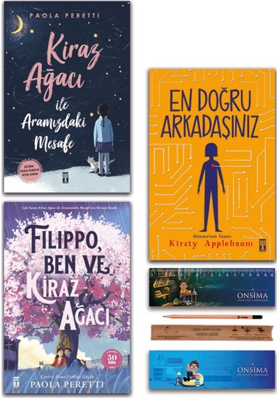 Genç Timaş En Doğru Arkadaşınız - Kiraz Ağacı İle Aramızdaki Mesafe - Filippo Ben Ve Kiraz Ağacı Set 3 Kitap