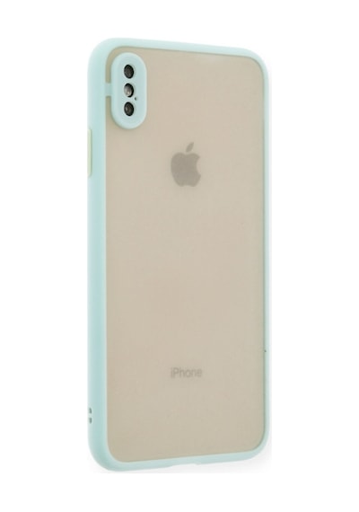 Apple iPhone Uyumlu X Kılıf Montreal Silikon Kapak - Turkuaz Bz8683140207281