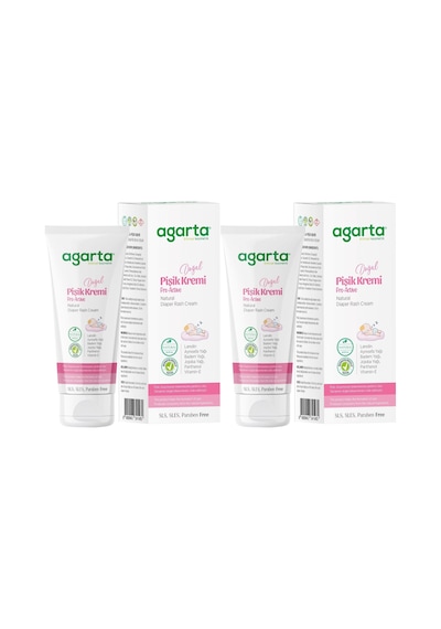 Agarta Doğal Pişik Kremi 100ml 2 Li Set