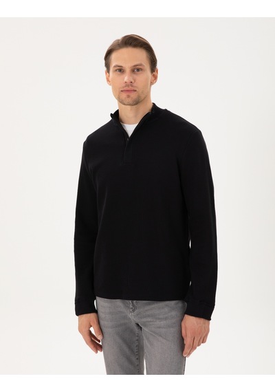 Pierre Cardin Erkek Siyah Sweatshirt 50296505-vr046 Siyah