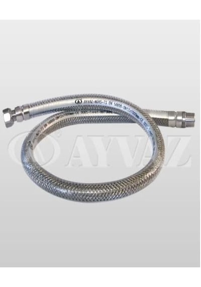 Ankastre Ocak Ve Fırın Doğalgaz Bağlantı Hortumu, 75 Cm, Esnek Metal Boru, Gaz Fleksi