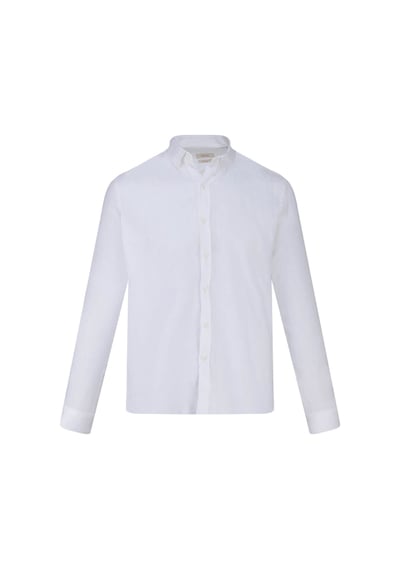 Hatemoğlu Beyaz Comfort Fit 100% Keten Düğmeli Yaka Uzun Kollu Keten Gömlek 35828 4111993 Hatemoğlu Beyaz Comfort Fit 100% Keten Düğmeli Yaka Uzun Kollu Keten Gömlek 35828 4111993