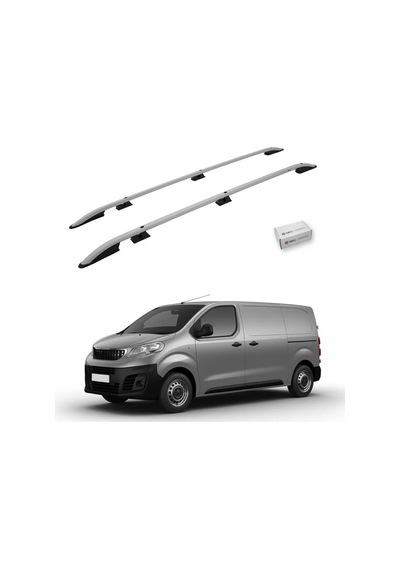 Turtle Peugeot Expert Mk3 2017-2025 / Orta Şasi Tavan Çıtası Crown Gri