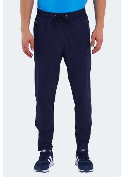 Slazenger Grıet Erkek Fermuar Cepli Dar Paça Lacivert Eşofman Altı Lacivert