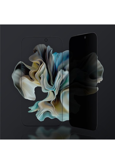 Apple Uyumlu   iPhone 17 Pro Max Amazingthing Titan Privacy İz Bırakmayan Temperli Ekran Koruyucu Siyah