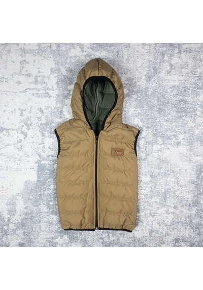 Momikon Unisex Kapüşonlu Mevsimlik Yelek
