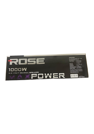 Rose 1000w 6 X 9" 4 Yollu Koaksiyel Hoparlör - Telli Kapaklı 2li Set