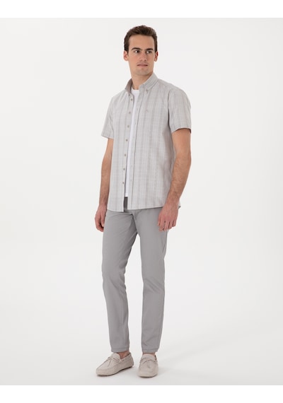 Pierre Cardin Erkek Gri Pantolon Kanvas-chino 50308077-vr024 Gri