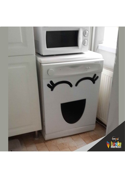Buzdolabı Ve Bulaşık Makinesi Kapak Sticker Folyo Kaplama Gülücük