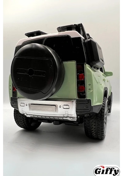 Oyuncak Full Fonksiyon Uzaktan Kumandalı Şarjlı Led Işıklı Defender Model Araba Drift Atan Off Road Yeşil