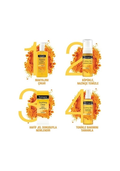 Neutrogena Soothing Clear Micellar Yüz Temizleme Jeli 4 x 200 ML