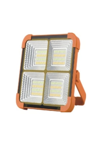 50w Led Projektör Beyaz -sarı Işık 9000 Lümen Güneş Enerjili
