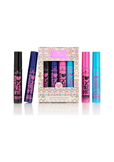 Essence I Love Extreme Maskara Seti 4'lü