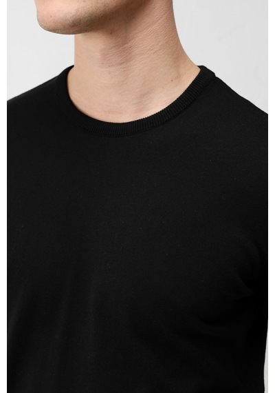 Antioch Comfort Slim Triko T-shirt Siyah