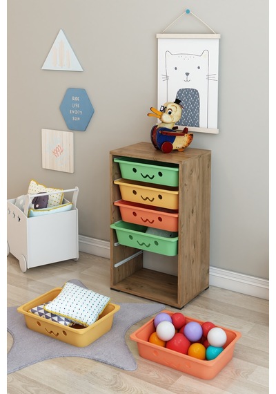 Kids 6 Sepetli Gülenyüzlü Oyuncak Dolabı Organizeri Oyuncak Kutusu Oyuncak Box Atlantikçam-rengarenk Kids 6 Sepetli Gülenyüzlü Oyuncak Dolabı Organizeri Oyuncak Kutusu Oyuncak Box Atlantikçam-rengarenk