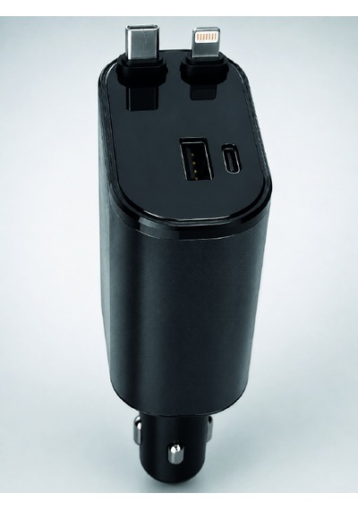 Araç Şarj Cihazı 120w Type-c Ve Lightning Çıkışı