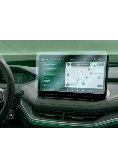 Skoda Elroq Uyumlu 13 İnç Ekran Koruyucu Multimedya Parlak Nano 9H Nano Ekran Koruyucu