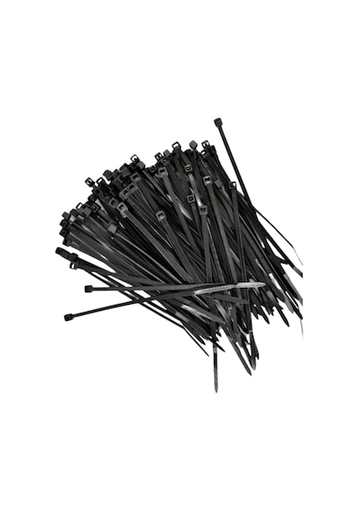 Shuıvan Cırt Kelepçe 10cm Kablo Bağı 100x2,5mm Uv 100'lü Paket - Siyah-1687