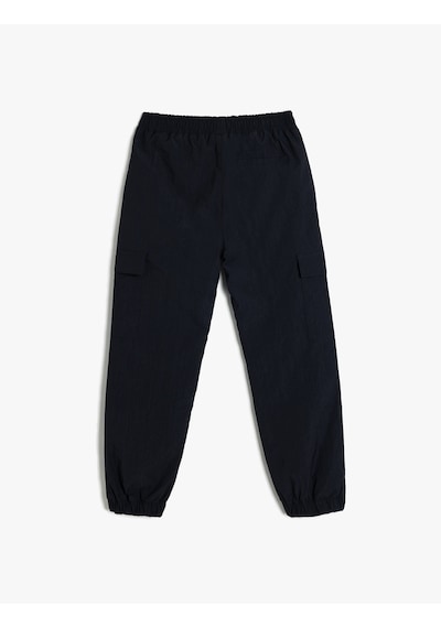 Koton Beli Lastikli Cep Detaylı Jogger Pantolon Lacivert 5wkb40085tw Lacivert