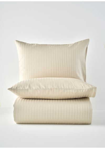 Bella Maison Premium Tencel Çift Kişilik Saten Nevresim Seti Bej 200x220 Cm Bej