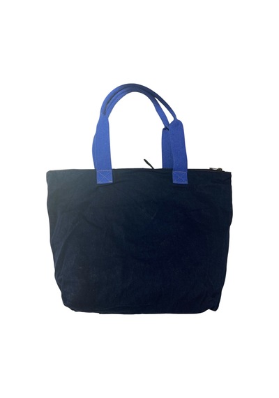 Vintage Salaş Çok Renkli Orta Boy Günlük Seyahat Gezi Omuz Çantası 36cmx34cm Mavi