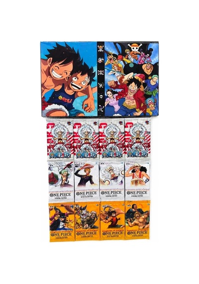 Cantex Tech One Piece Oyun Kartı 3 Seri 12 Paket Bir Arada Albüm Dahil