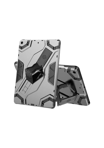 İpad Pro 11 İle Uyumlu Uyumlu Kılıf Stand Özelliği El Geçmeli Tasarım 2mm Kamera Koruma Darbeye Dayanıklı Shockproof Vegapad Model Siyah