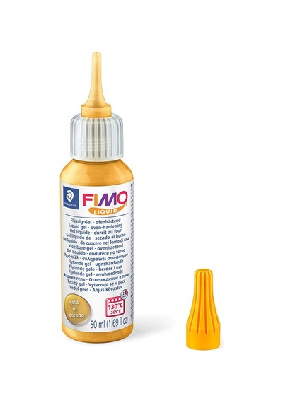 Staedtler Fimo Liquid Deco Gel Sıvı Fimo-Yapıştırıcı 50 Ml Gold