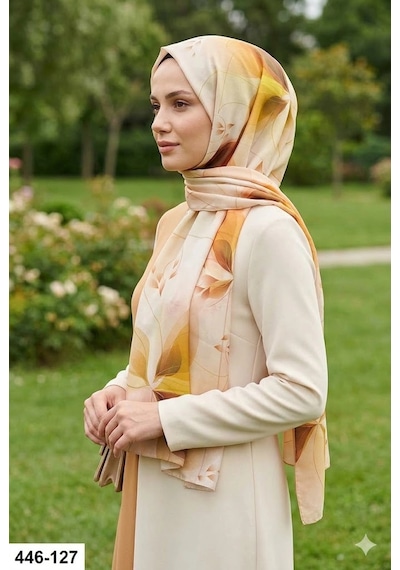 Buqle Dijital Desenli Soft Şal 446-127 Çok Renkli