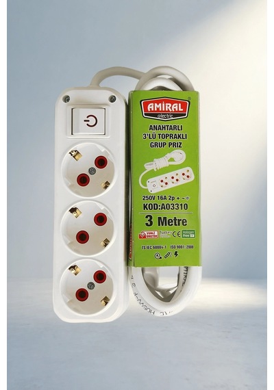 Anahtarlı Kablolu Grup Metre Uzatma - Tcxby849067