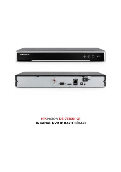 Ds-7616nı-q1 16 Kanal Nvr 8mp Kamera Destekli Kayıt Cihazı