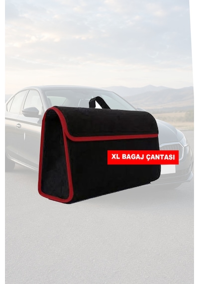 Rapid Uyumlu Koltuk Yastığı Siyah Renk Bagaj Çantası Lüks Model