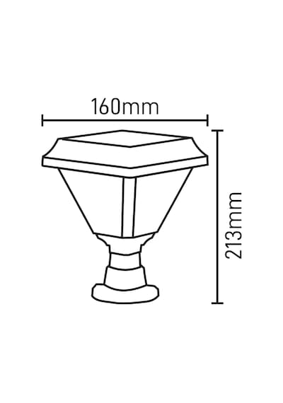 Maxled Mx-9012 Solar Bahçe Armatürü 30w 2cct Güneş Enerjili Dış Mekan Aydınlatma