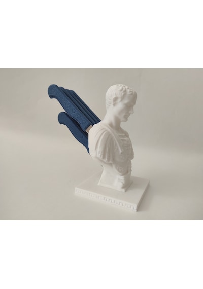 Julius Caesar Jül Sezar Bıçak Standı Bıçaklık  Bir Darbe De Sizde Beyaz