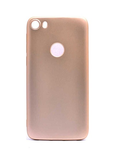 Alcatel Idol 5 Kılıf Zore Premier Silikon Kapak Gold