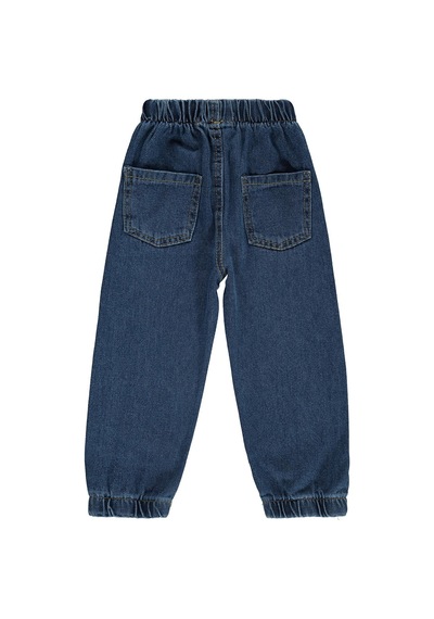 Civil Girls Jogger 2-5 Yaş Pantolon Kot - Mavi Koyu İndigo