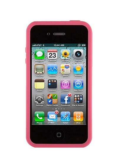 Speck Apple Uyumlu iPhone 4s/4 İle Pixelskin Hd Silikon Kılıf Pembe Pembe