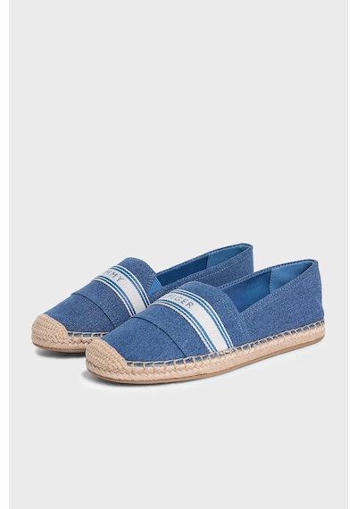 Tommy Hilfiger Logolu Espadril Ayakkabı Bayan Ayakkabı Fw0fw09334 1cd Mavi