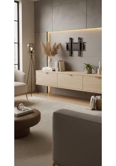 3011-s Sabit Duvar Tipi Tv Askı Aparatı 32 37 İnç / 82 92 Cm