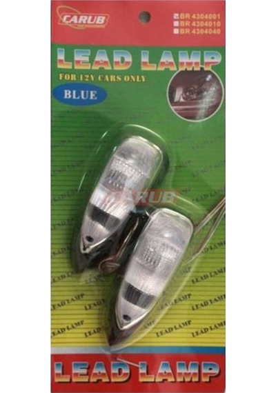 12v Dekor Lamba Led Yapıştırmalı Mavi 2 Adet