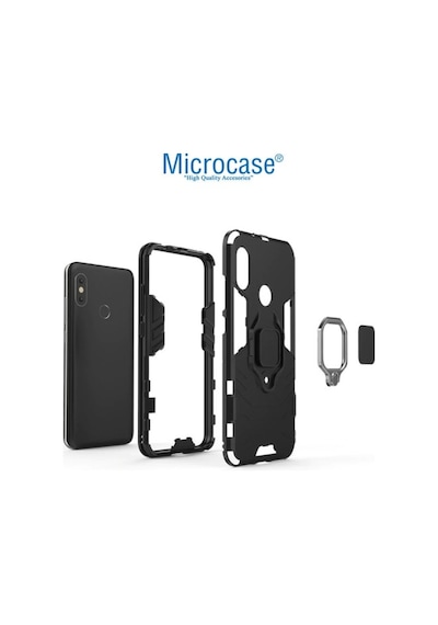 Xiaomi Mi A2 Lite Batman Serisi Yüzüklü Kilif + Tam Kaplayan Cam 350741927