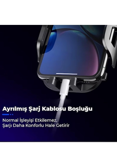 Kingma Vantuzlu Uzayan Cam Ve Torpido İçin Ayarlanabilir Araç İçi Telefon Tutucu Diğer
