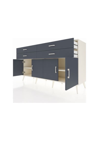 Hyperion Konsol 2 Raflı 4 Çekmeceli 8 Kapaklı 176x44x99 Aytaşı-an Aytaşı-antrasit Hyperion Konsol 2 Raflı 4 Çekmeceli 8 Kapaklı 176x44x99 Aytaşı-an Aytaşı-antrasit
