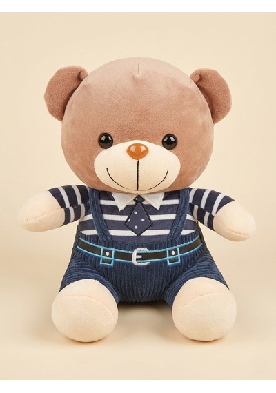 Peluş Tulumlu Ayıcık 45 Cm Lacivert