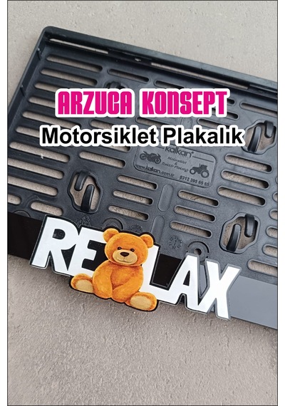 Pleksi Motor Plakalık Relax Motorsiklet Plakalık Motor Plakalığı Pleksi Motorsiklet Plakalığı