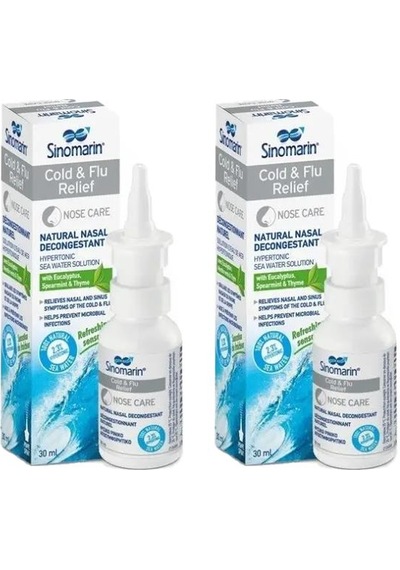 Sinomarin Cold & Flu Relief Sprey 30 ml 2 Adet