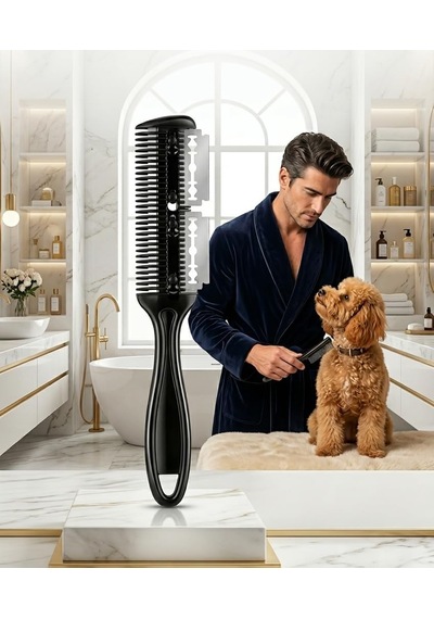 Kedi Ve Köpek Çift Jiletli Tüy Alma Tarağı, 7430000721308