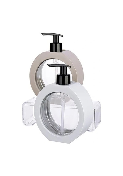 Hubrendy Çer 350 Ml Tezgah Üstü Oval Banyo Mutfak Sıvı Sabunluk Banyo Mutfak Bulaşık Lavabo Deterja Diğer