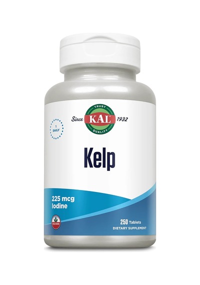 Kelp 225 Mcg Lodine 250 Tablets